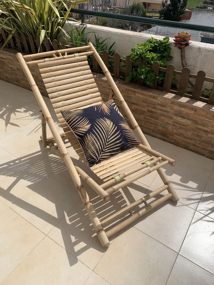 Cadeira/espreguiçadeira bambu