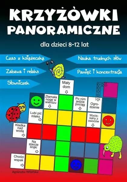 Krzyżówki panoramiczne dla dzieci 8-12 lat. Love Books. Nowy Produkt