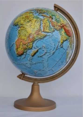 Globus polityczno - fizyczny podświetlany 32 cm