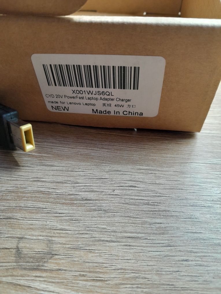 Zasilacz adapter cyd 20v powerfast do laptopa lenovo 45w 2.25a