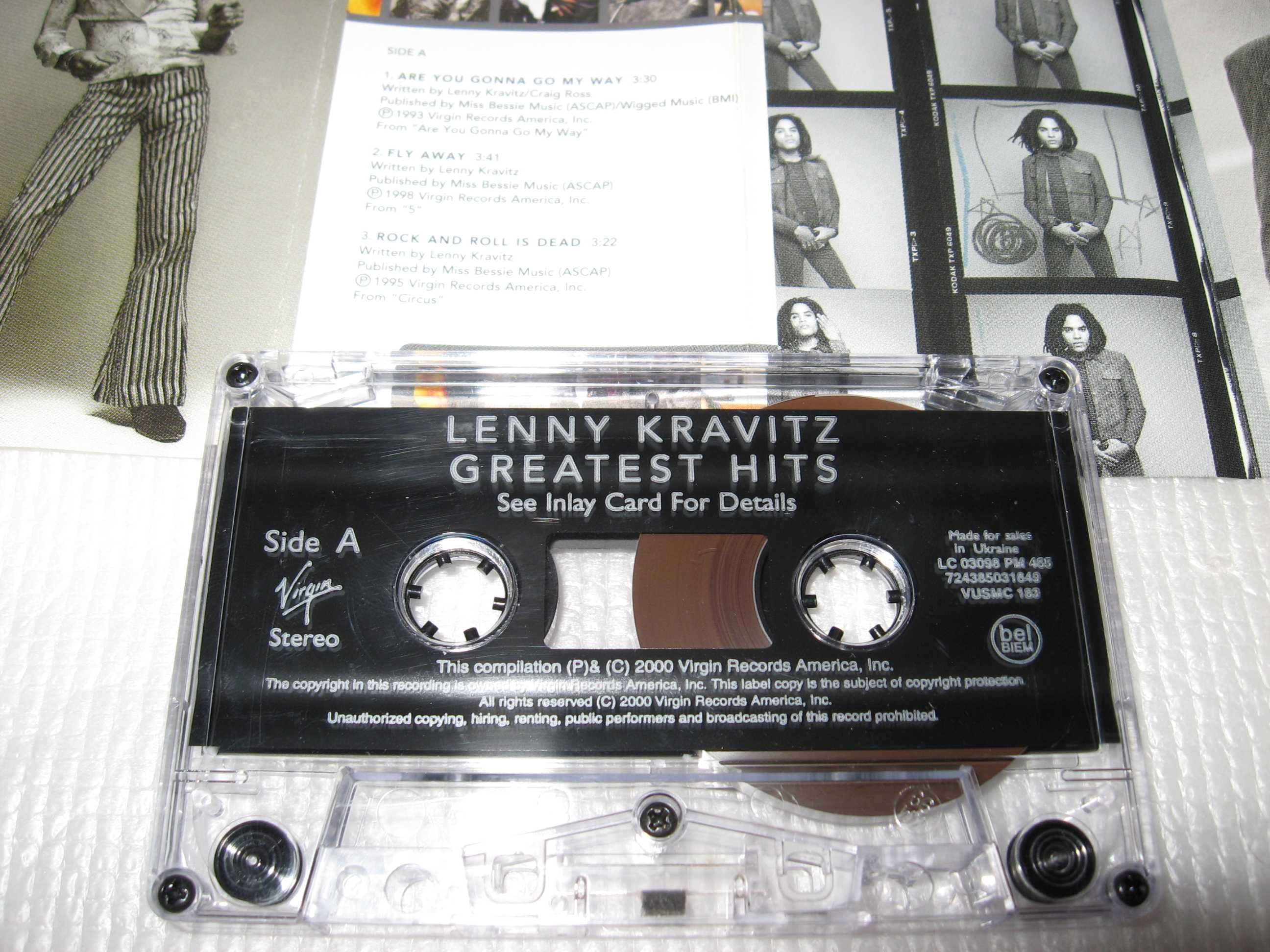 Касета Lenny Kravitz "Greatest Hits", Virgin 7243 8 50316 4 9.