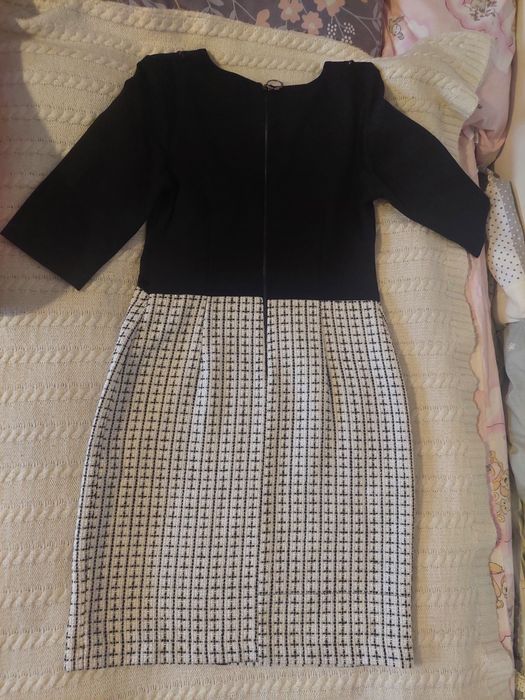 Твідовий костюм двійка НОВИЙ, костюмчик букле піджак і плаття, теплий