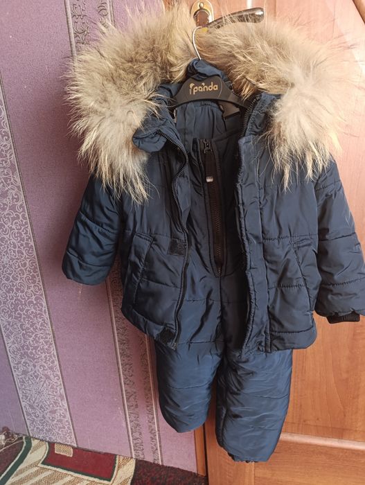 Продам комбінезон для хлопчика натуральний мех