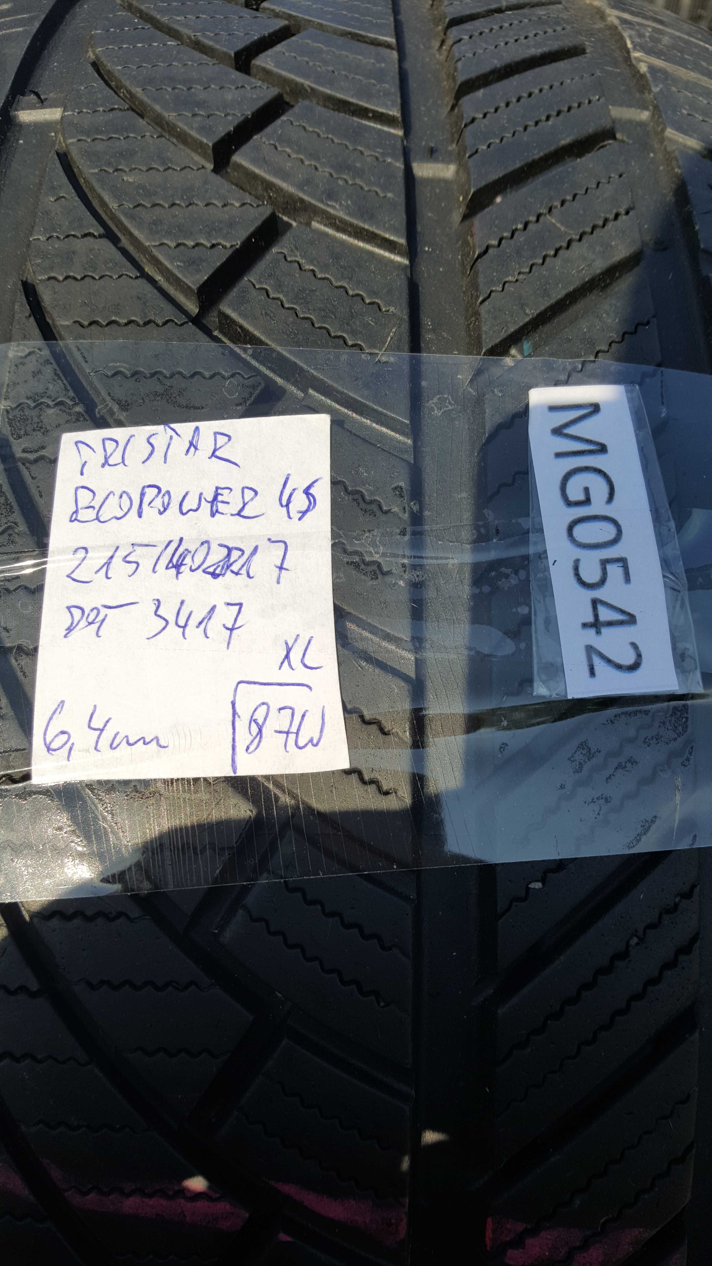 Tristar 215/40 r17 EcoPower 4S /// 6,4mm!!! wysyłka ZR17
