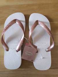 Havaianas rosa ballet Top mulher