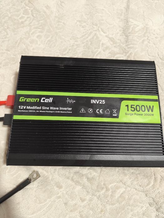 Przetwornica samochodowa napięcia inwerter 12v 230v 1500w 3000w sinus