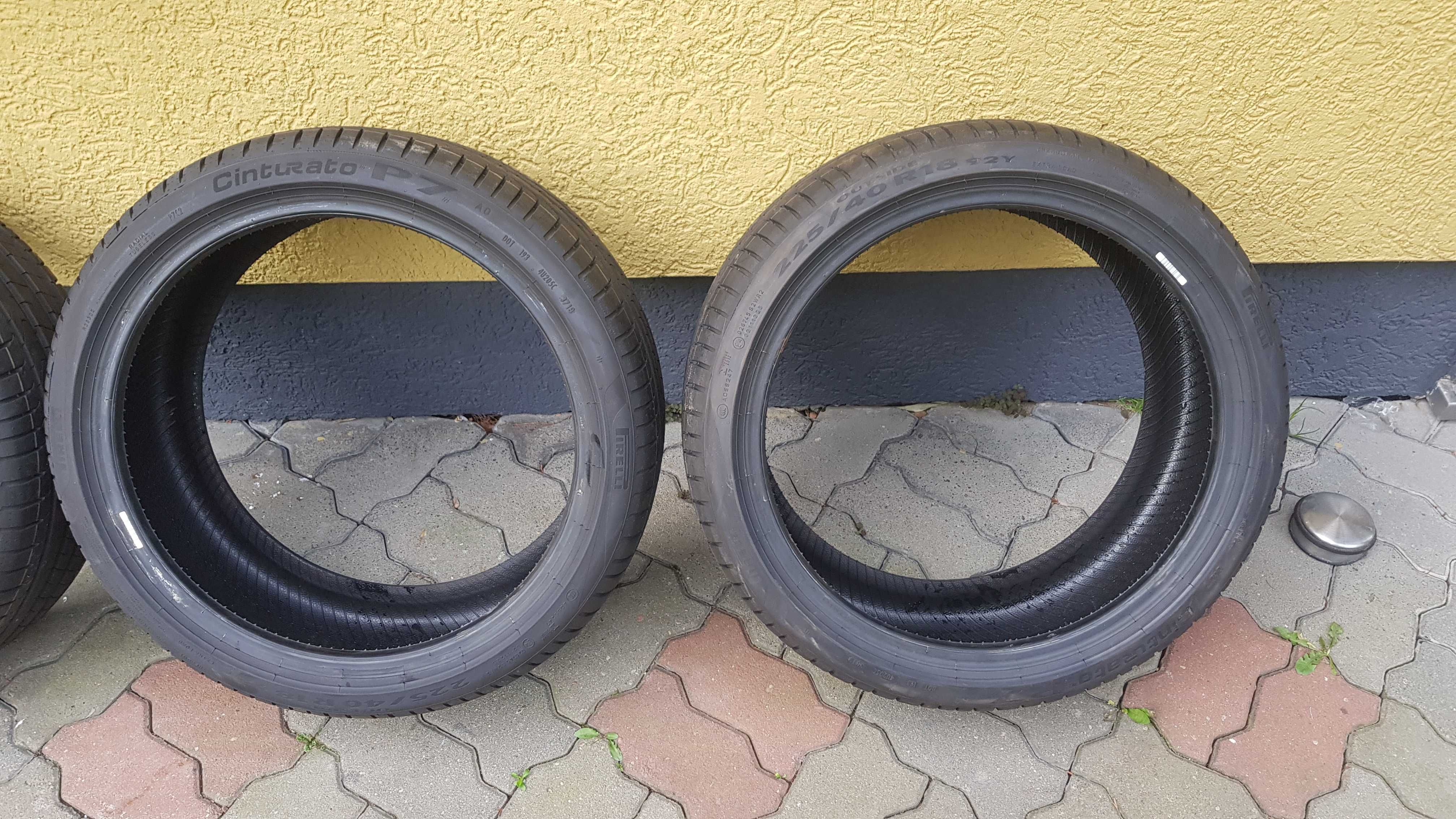 Opony PIRELLI 225/40/18 A0 CINTURATO P7 92Y NOWE LATO Audi Vw