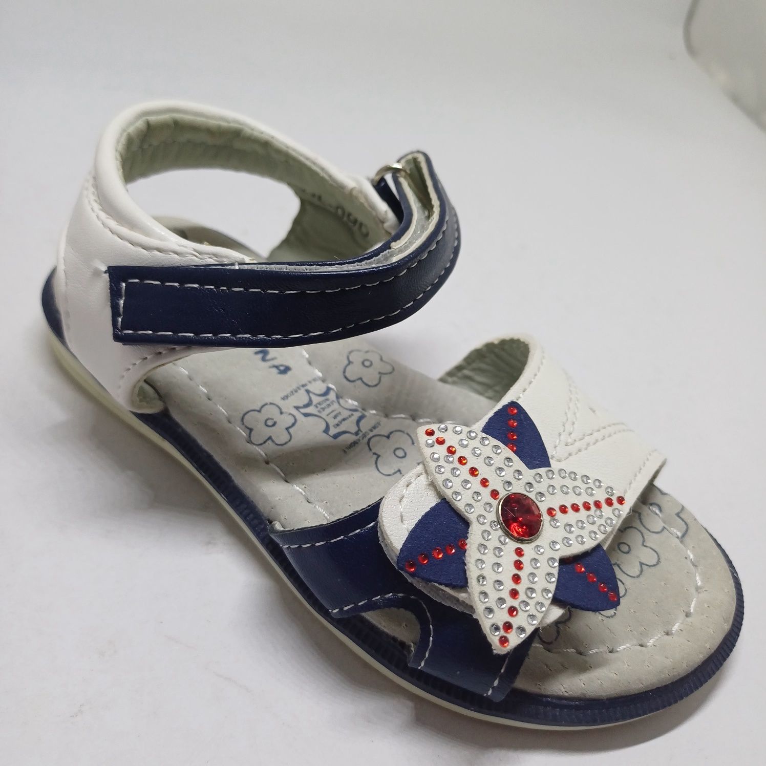 Nowe sandały sandałki roz 25 wkładka skórzana profilowana 16 cm