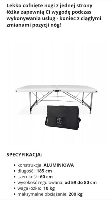 Łóżko kosmetyczne