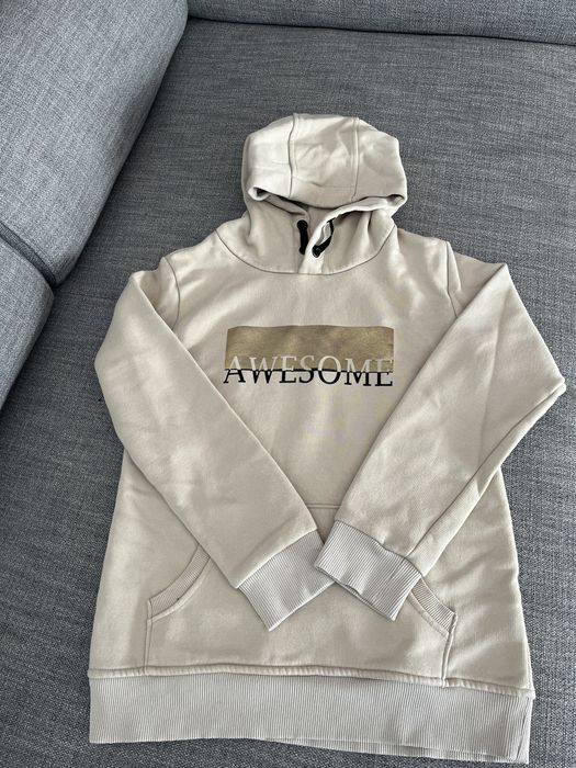 Beżowa bluza dziewczęca r.152
