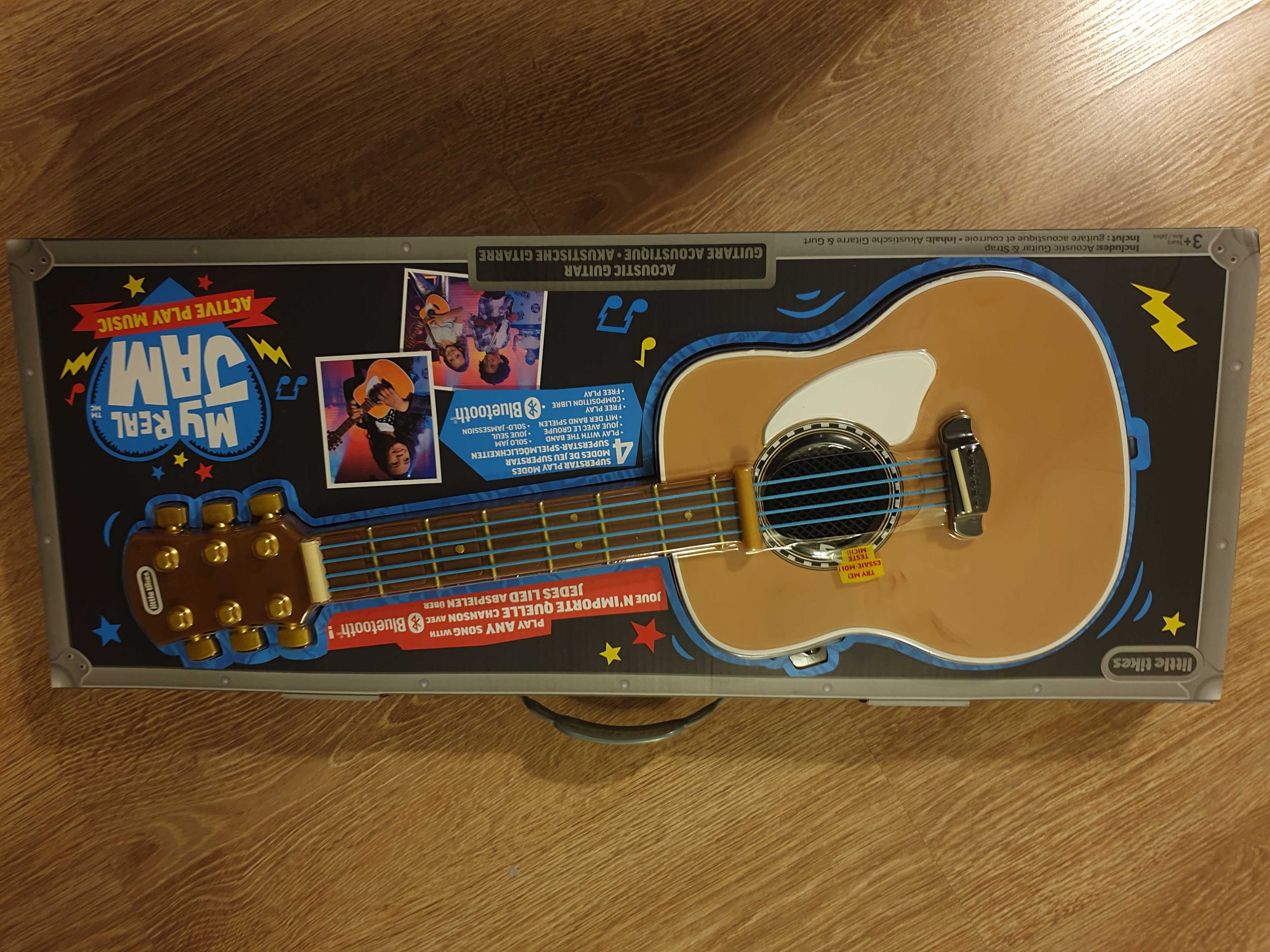 Little Tikes My Real Jam gitara gitarka akustyczna bluetooth 3+