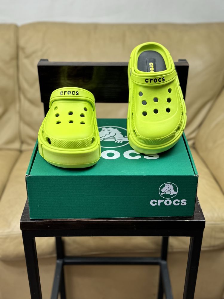 Crocs женские Crocband Platform Новинка 2024 Крокс, Кроксы, Сабо, Топ