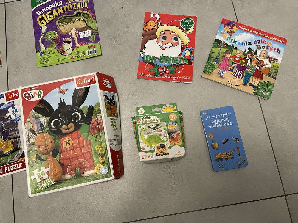 Zestaw edukacyjny gigant puzzle książki