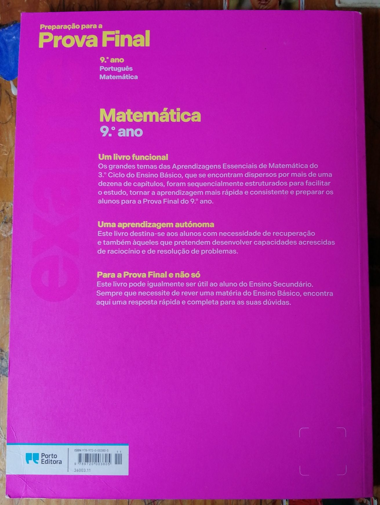 Livros Preparação do Exame 9º Ano - Matemática e Português