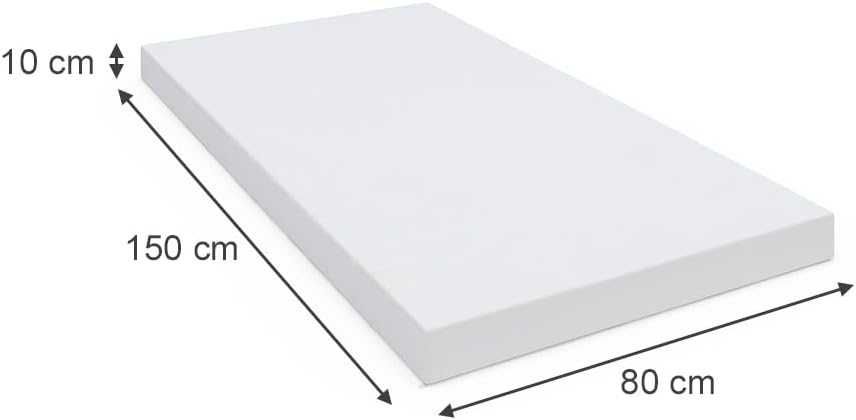 Vitalispa Materac dziecięcy, Biały, 80 x 150 cm Stopień twardości H2