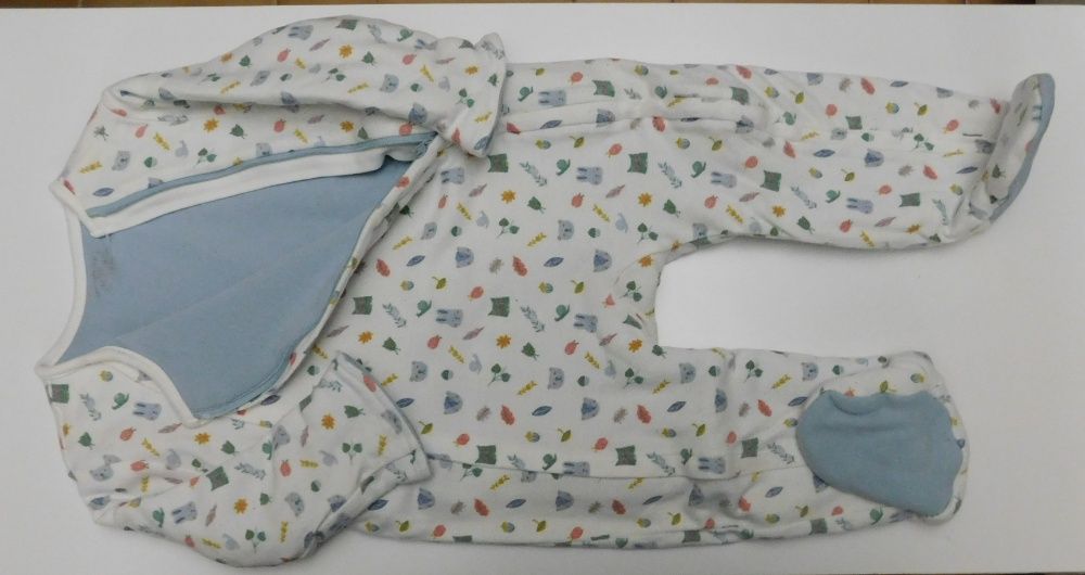 Pijamas acolchoados Babygrows de Bebé Cotton Juice 12/18 Meses