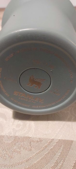 KUBEK STANLEY 1,2l z  słomką termiczny  zielony Promocja