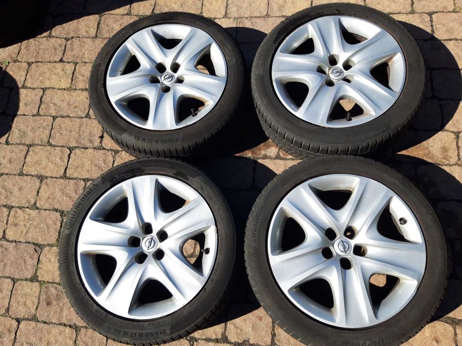 Felgi stalowe strukturalne z Kołpakami Opel 17'' 5x 105 ET42