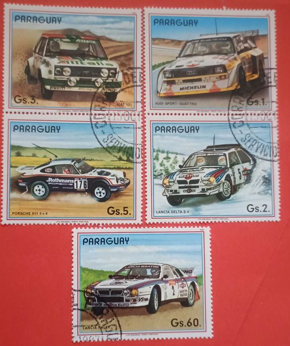 Znaczki pocztowe tematyczne - SAMOCHODY