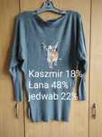 Sweterek z kaszmirem rozmiar M/L