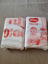 Памперсы підгузки подгузники Huggies elite soft 3 большая пачка 72шт