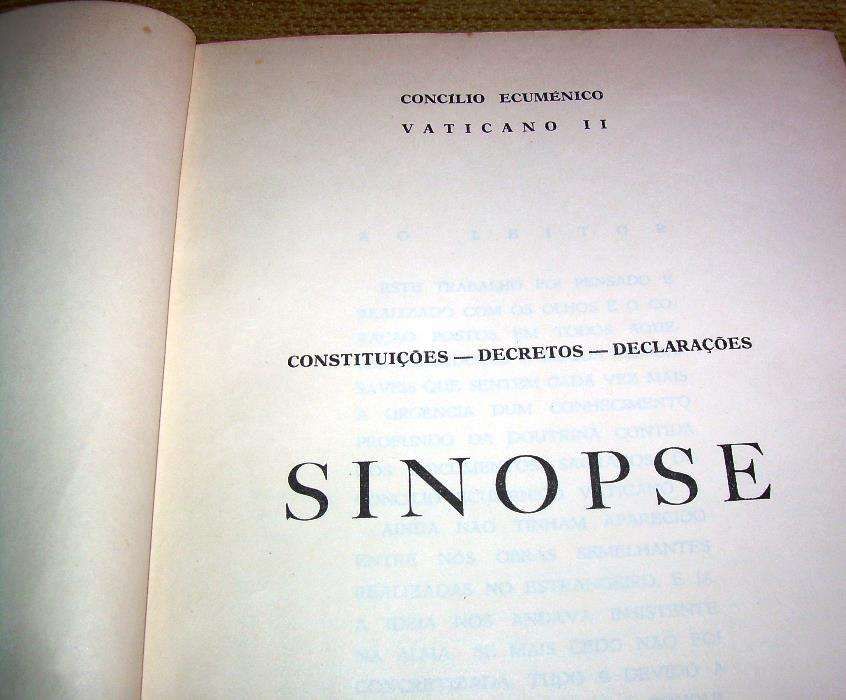 SINOPSE documentos conciliares Vaticano II