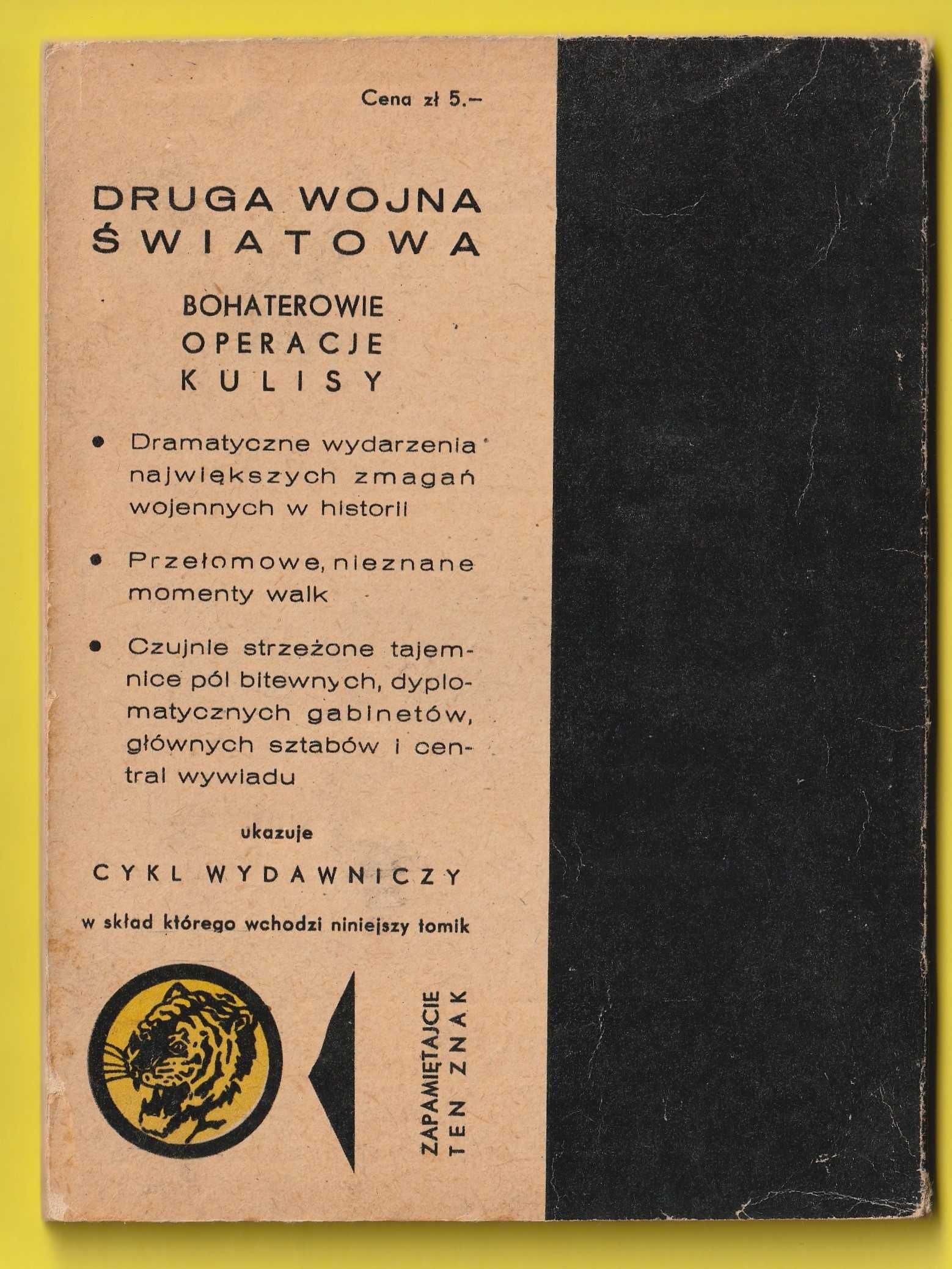 Żółty tygrys - CZOTA - Zbigniew Zięmbolewski - 1964