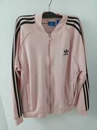 Bluza adidas L pudrowy 40 róż na zamek