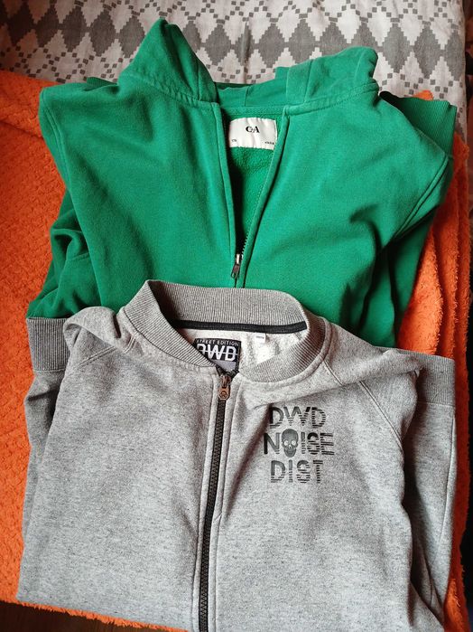 Szara bluza rozm.170 C&A + zielona