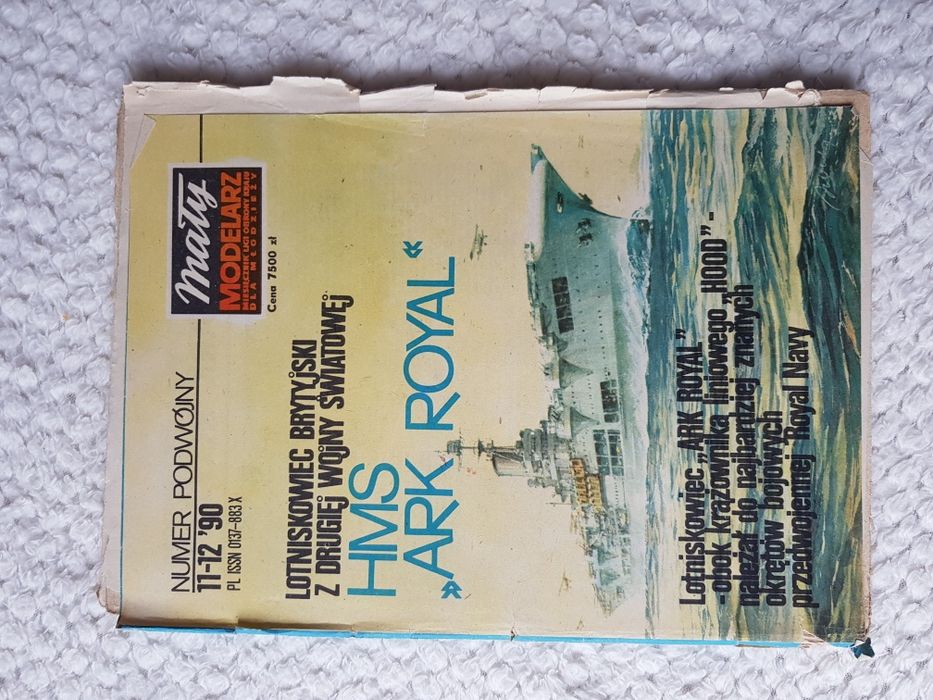 Mały Modelarz 11-12/90 lotniskowiec HMS ARK Royal