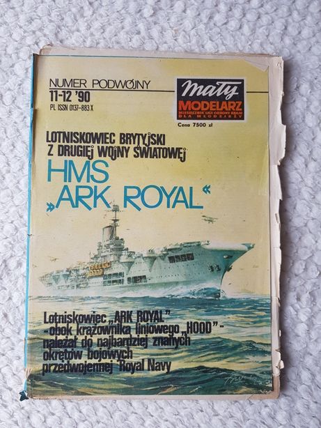 Mały Modelarz 11-12/90 lotniskowiec HMS ARK Royal