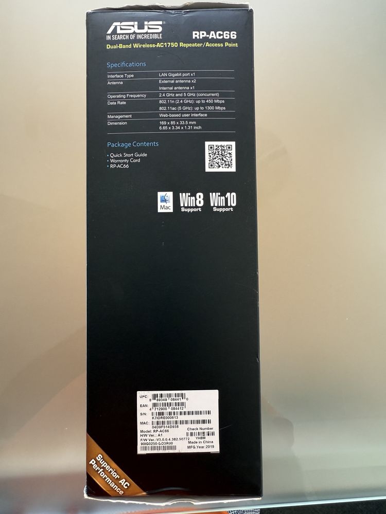Amplificador WI-FI ASUS RP-AC66