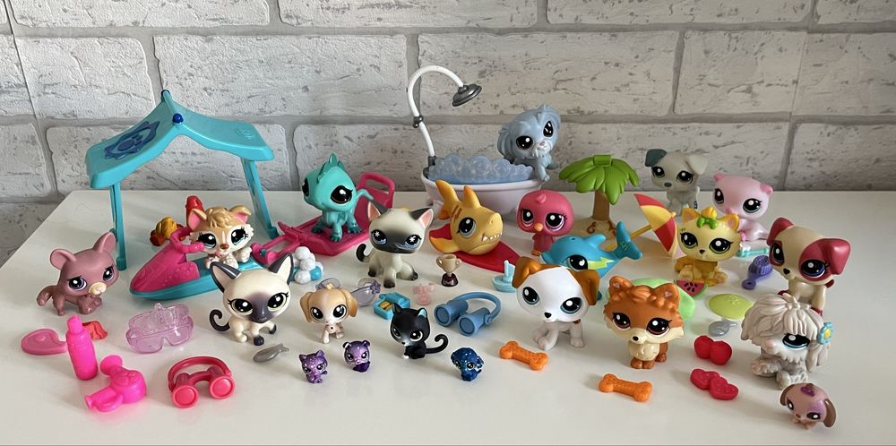 Lps Pet shop zestaw oryginalnych figurek z akcesoriami stan bardzo do