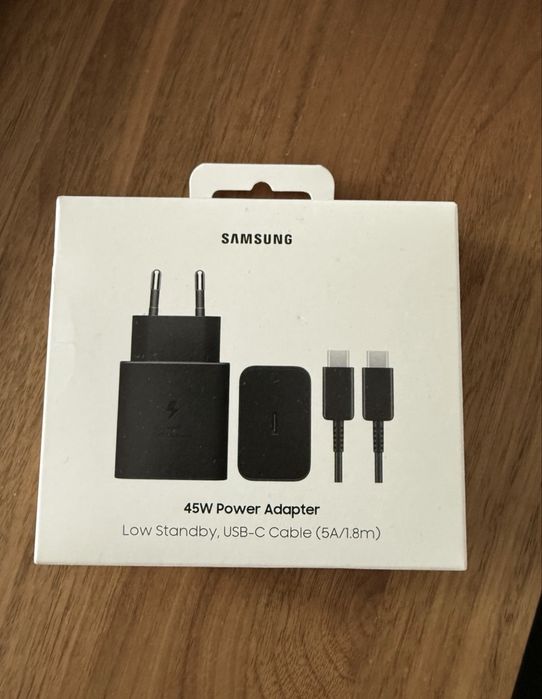 NOWA Oryginalna ładowarka Samsung 45W + Kabel USB-C