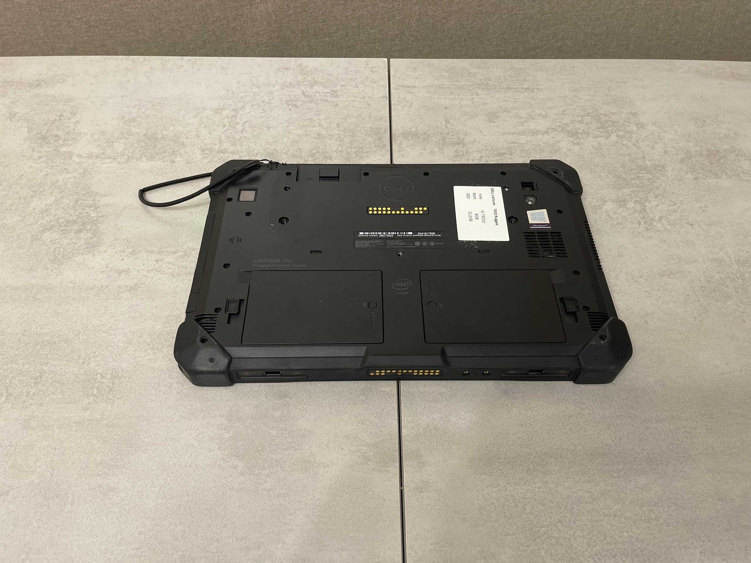Захищений планшет Dell 7212 Rugged/11.6" FHD/i5-7300U/8GB/512GB/4G LTE