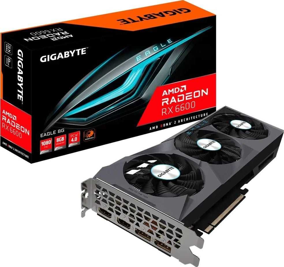 Karta graficzna | RX 6600 8GB GDDR6 | Gigabyte EAGLE  | TOP!