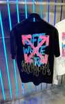 Nowa męska koszulka Off White czarna s