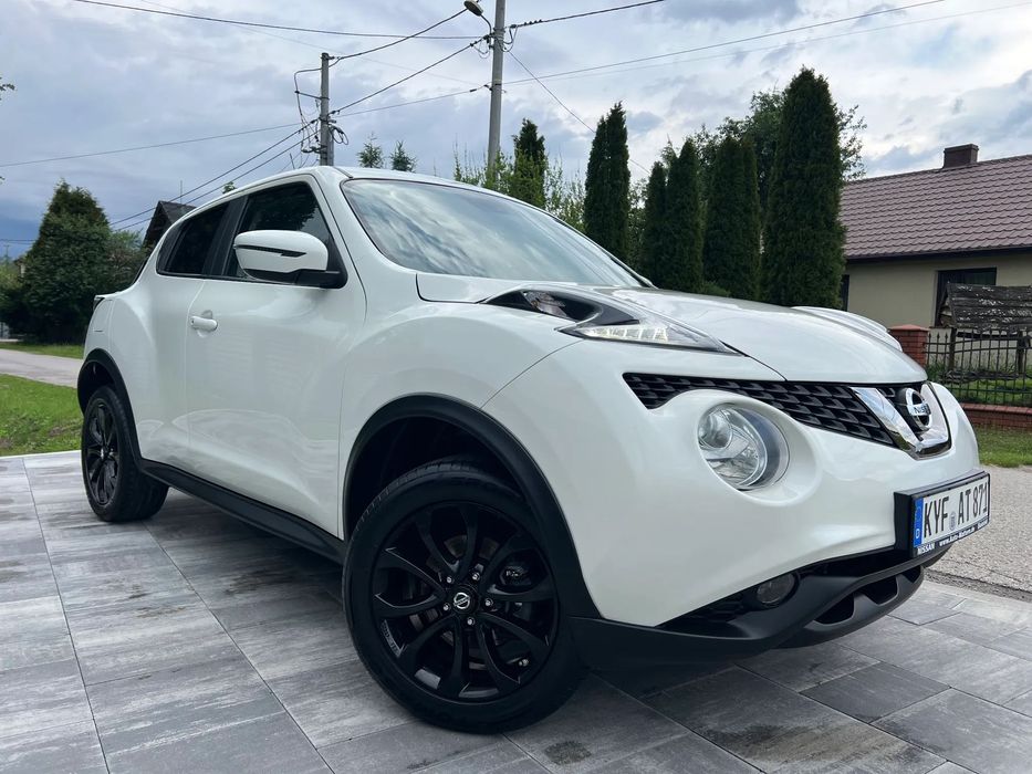 Nissan Juke 1.6i**BOSE**-LIFT LED Perła Navi Skóra Kamera*Keyless 50tysKM NOWY