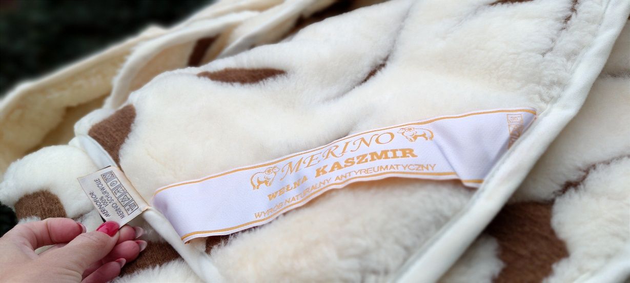 Wyprzedaż Woolmark Kołdra Kaszmir + 2 poduszki