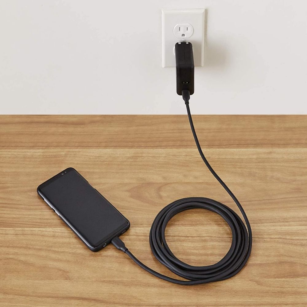 Amazon Basics Kabel do szybkiego ładowania, USB-C na USB-C-2.0