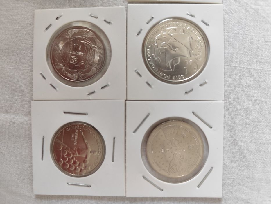 Moedas 2,5€ 5€ e 7,5€