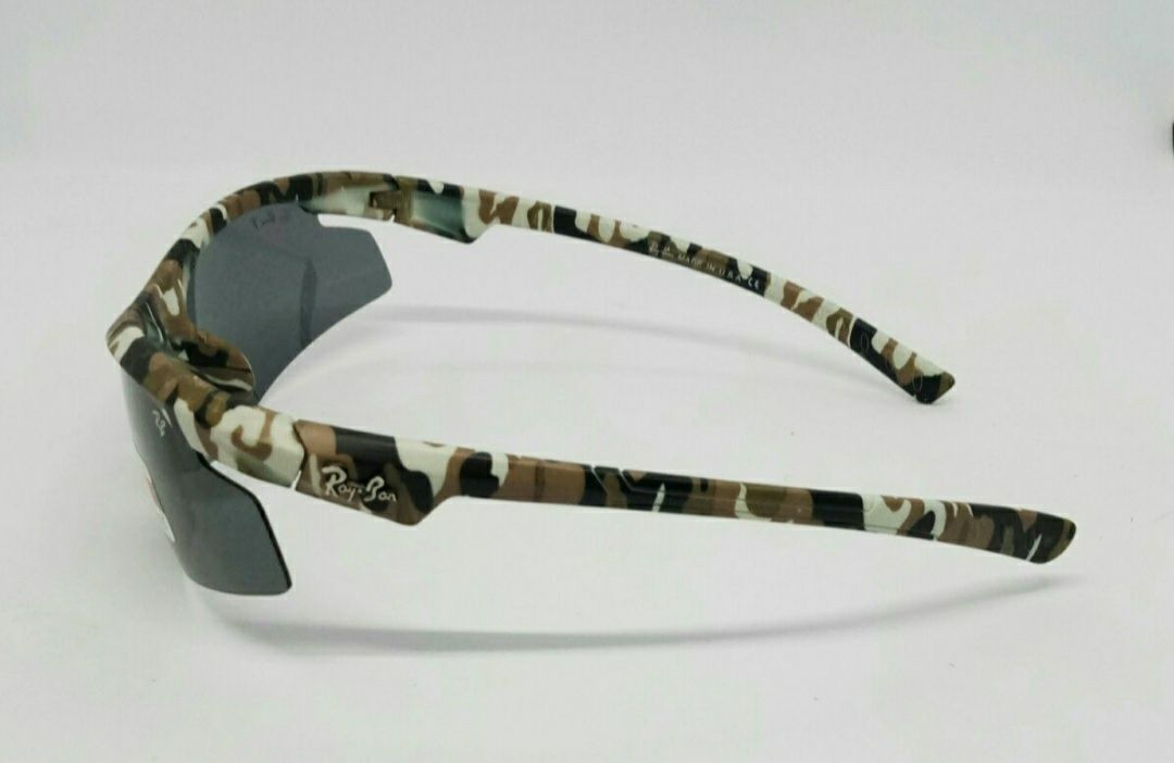Ray Ban очки мужские спортивные тактические поляр коричн зел камуфляж