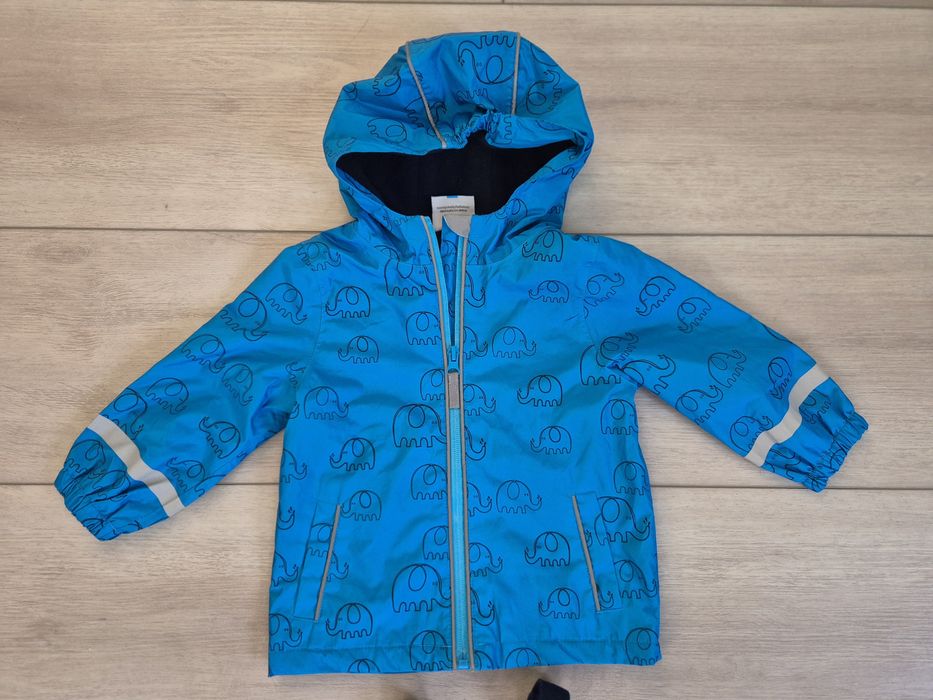 Kurtka spodnie przeciwdeszczowe ocieplane rozm. 80