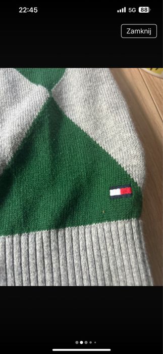 Kamizelka kaszmir firmy Tommy Hilfiger