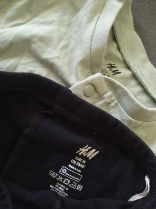 10 szt Zestaw ubrań NEXT i H&M dla chłopca NOWE też 74 6-9