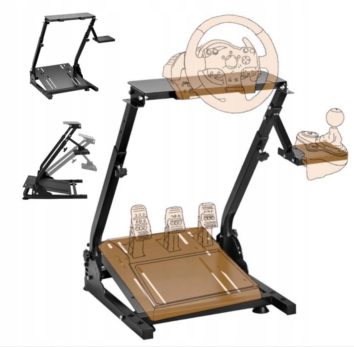 Stojak na kierownicę składany (logitech, thrustmaster, fanatec, moza)
