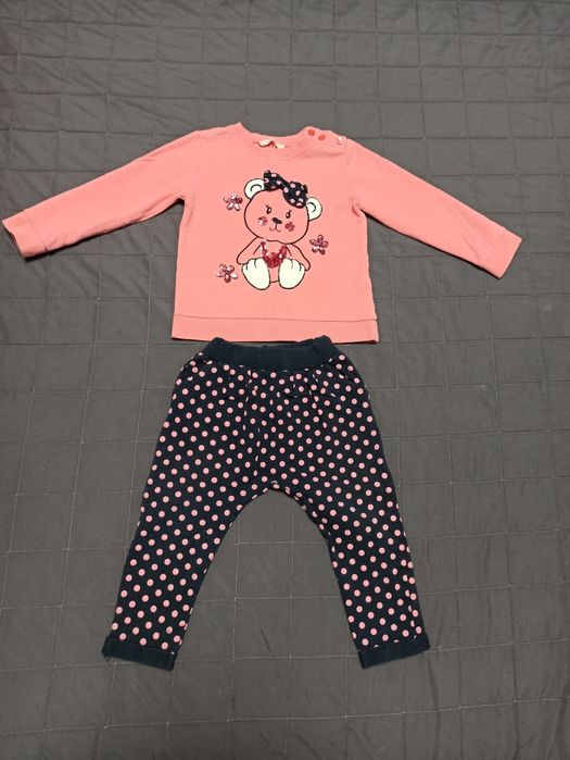 Костюм на дівчинку на флісі 80 см