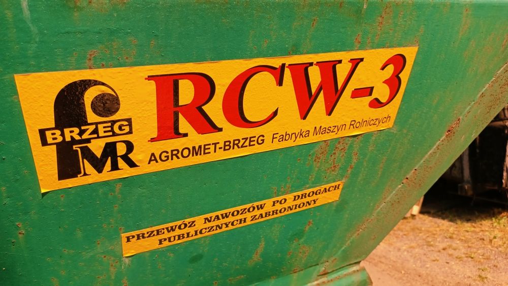Rozsiewacz nawozów Piast RCW-1, RCW-3