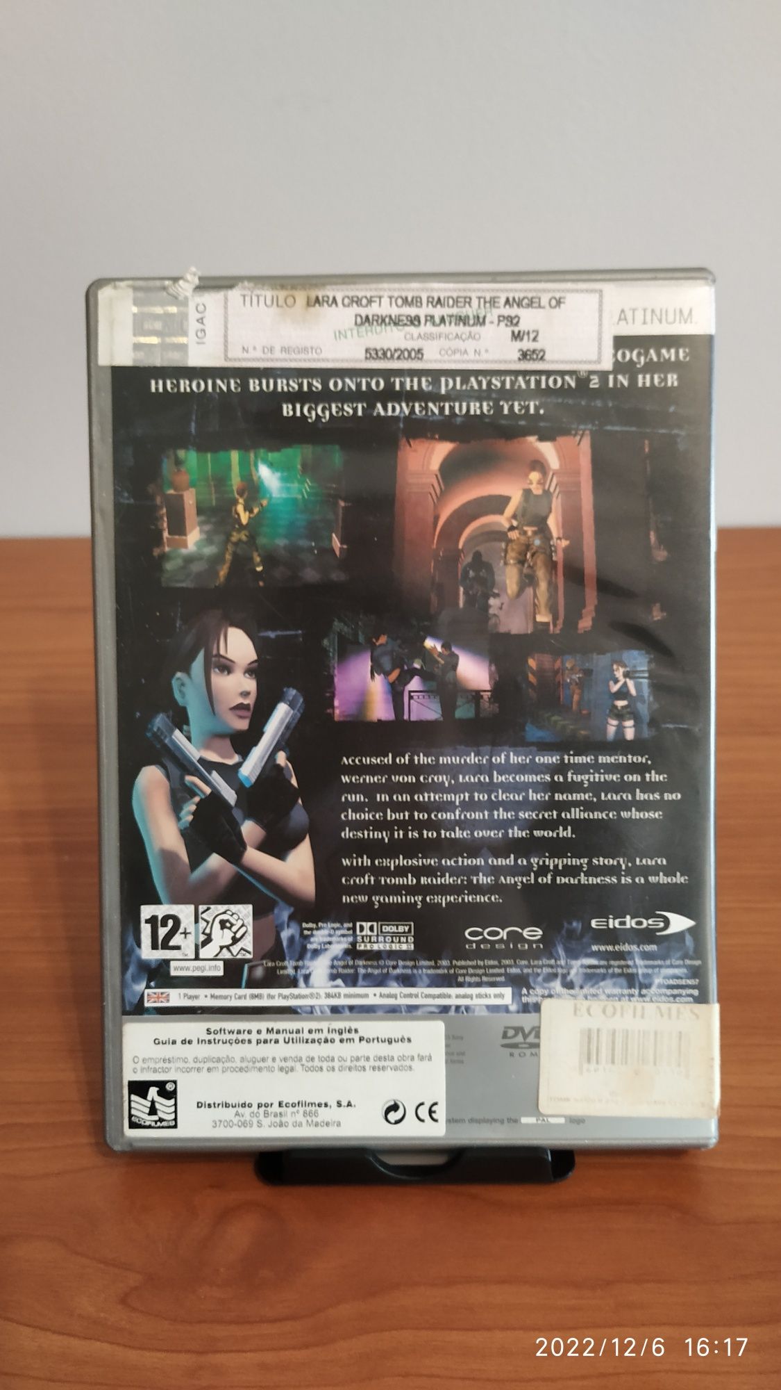 Tomb Raider The Angel of Darkness para PlayStation 2
