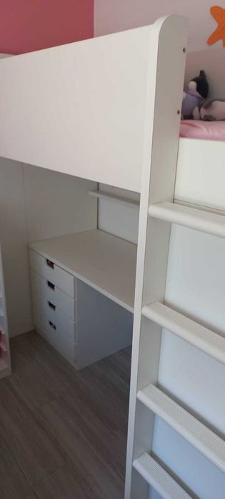 Conjunto de Cama Alta Ikea Smastad